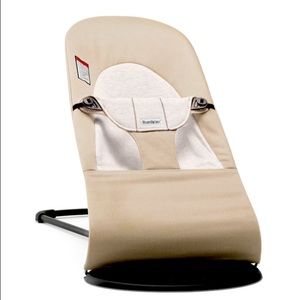 BABYBJÖRN Bouncer Balance Soft, Cotton/Jersey, Beige/Gray NEW